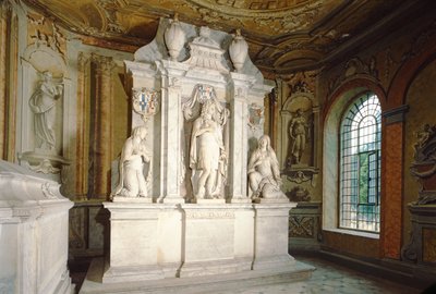 Denkmal im Chandos-Mausoleum von Grinling Gibbons